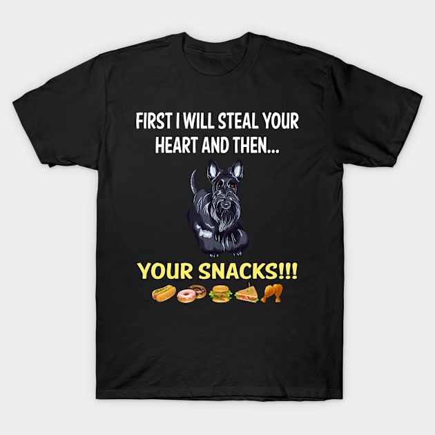 Steal Heart Scottish Terrier 08 T-Shirt by blakelan128